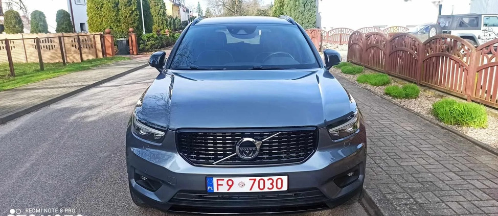 Volvo XC 40 cena 115500 przebieg: 165000, rok produkcji 2019 z Drezdenko małe 497